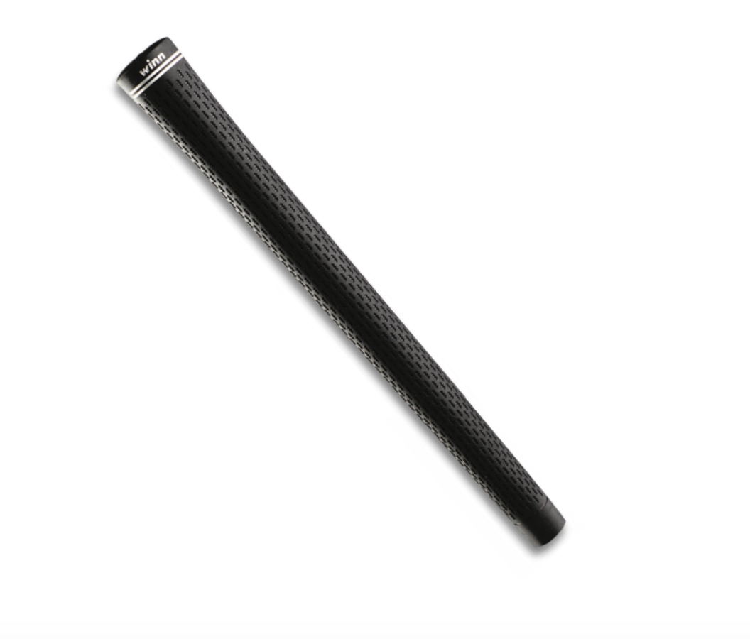 Winn D2R Rubber 360 non-taper golf grip in standard and midsize – comfortable rubber material for better control and reduced hand tension